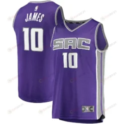 Justin James Sacramento Kings Fast Break Jersey Purple - Icon Edition