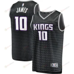 Justin James Sacramento Kings Fast Break Player Jersey Black - Statement Edition