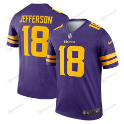 Justin Jefferson 18 Minnesota Vikings Alternate Legend Jersey - Purple