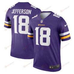 Justin Jefferson 18 Minnesota Vikings Legend Jersey - Purple