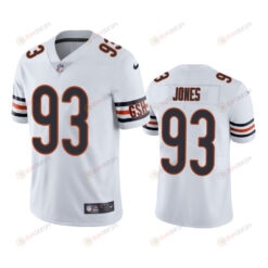 Justin Jones 93 Chicago Bears White Vapor Limited Jersey