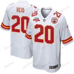 Justin Reid 20 Kansas City Chiefs Super Bowl LVII Champions 3 Stars Men's Jersey - White