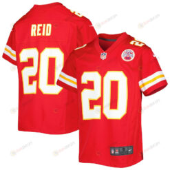 Justin Reid 20 Kansas City Chiefs Youth Jersey - Red