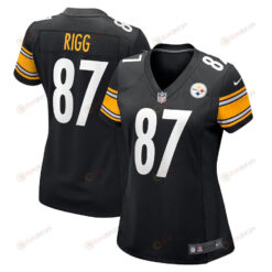 Justin Rigg Pittsburgh Steelers Women's Game Player Jersey - Black