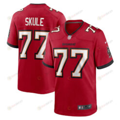 Justin Skule 77 Tampa Bay Buccaneers Home Game Player Jersey - Red
