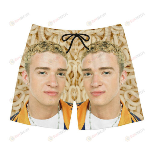 Justin Timberlake Ramen Hawaiian Men Shorts Swim Trunks - Print Shorts