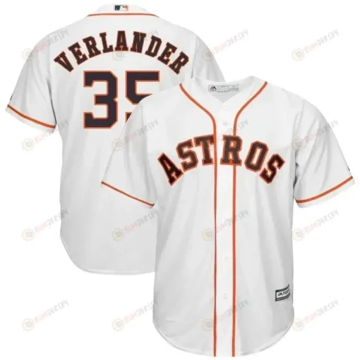 Justin Verlander Houston Astros Home Cool Base Player Jersey - White