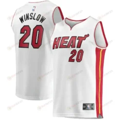 Justise Winslow Miami Heat Fast Break Player Jersey - Association Edition - White