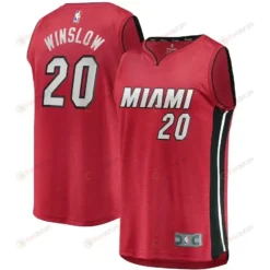 Justise Winslow Miami Heat Fast Break Player Jersey - Statement Edition - Red