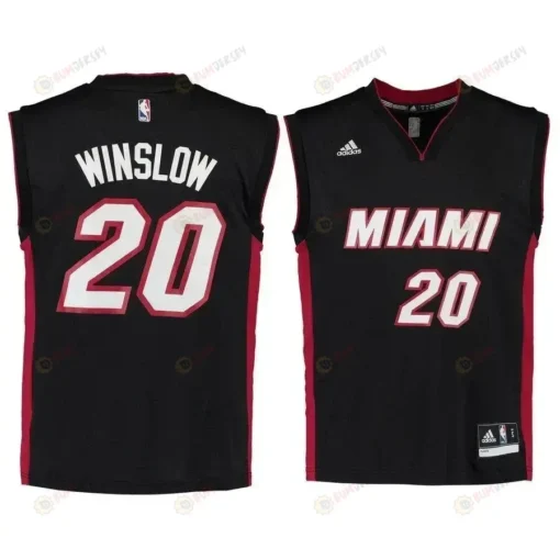 Justise Winslow Miami Heat Road Jersey - Black