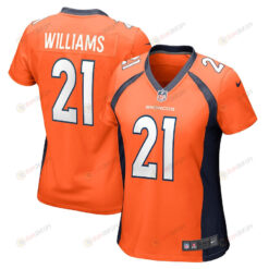 K'Waun Williams Denver Broncos Women's Game Jersey - Orange