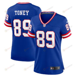 Kadarius Toney New York Giants Women's Classic Player Game Jersey - Royal