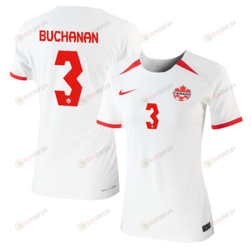 Kadeisha Buchanan 3 Canada Women's National Team 2023-24 World Cup Away Women Jersey