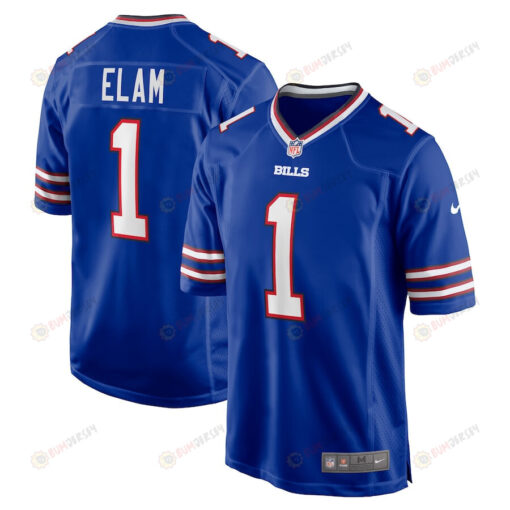 Kaiir Elam 1 Buffalo Bills 2022 Draft First Round Pick Game Jersey In Royal