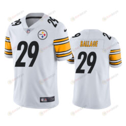 Kalen Ballage 29 Pittsburgh Steelers White Vapor Limited Jersey