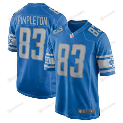 Kalil Pimpleton 83 Detroit Lions Player Game Jersey - Blue