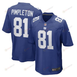 Kalil Pimpleton New York Giants Game Player Jersey - Royal