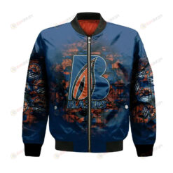 Kamloops Blazers Bomber Jacket 3D Printed Camouflage Vintage