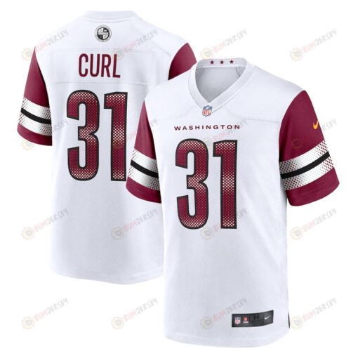 Kamren Curl 31 Washington Commanders Game Jersey - White