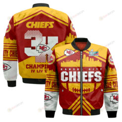 Kansas City Chiefs 2023 Super Bowl LVII Champions Red Bomber Jacket