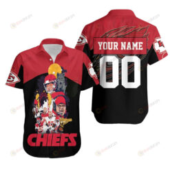 Kansas City Chiefs Andy Reid Team Wolf Personalized 3D Printed Hawaiian Shirt