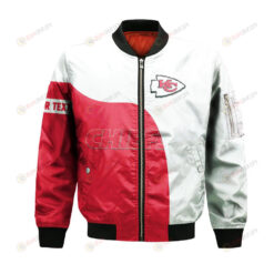 Kansas City Chiefs Bomber Jacket 3D Printed Curve Style Custom Text And Number