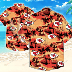 Kansas City Chiefs Coconut Tree??3D Printed Hawaiian Shirt