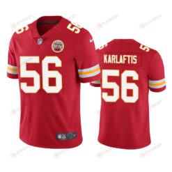 Kansas City Chiefs George Karlaftis Red 2022 Draft Vapor Limited Jersey