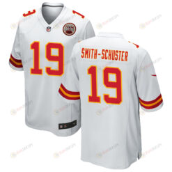 Kansas City Chiefs JuJu Smith-Schuster 19 Game Jersey - White Jersey