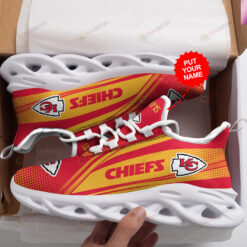 Kansas City Chiefs Logo Custom Name 3D Max Soul Sneaker Shoes