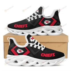 Kansas City Chiefs Logo Pattern 3D Max Soul Sneaker Shoes