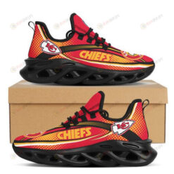 Kansas City Chiefs Logo Red Yellow 3D Max Soul Sneaker Shoes