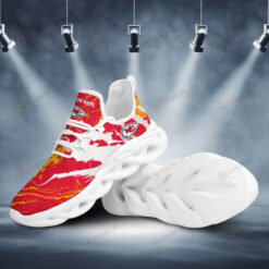 Kansas City Chiefs Logo Unique Pattern Custom Name 3D Max Soul Sneaker Shoes