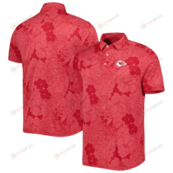 Kansas City Chiefs Polo Shirt Floral Flowers Pattern Printed