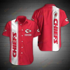 Kansas City Chiefs Red And White Hawaiian Shirt