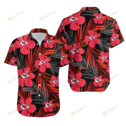 Kansas City Chiefs Tropical Flower Leave Hawaiian Shirt