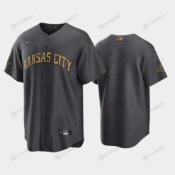 Kansas City Royals 2022-23 All-Star Game AL Charcoal Jersey