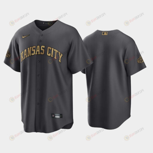 Kansas City Royals 2022-23 All-Star Game AL Charcoal Jersey