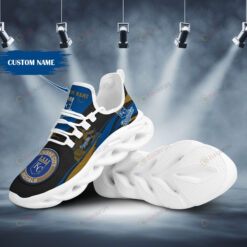 Kansas City Royals Mascot Logo Shadow Pattern Custom Name 3D Max Soul Sneaker Shoes