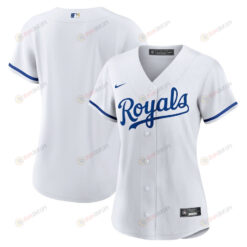 Kansas City Royals Women's Home Blank Jersey - White