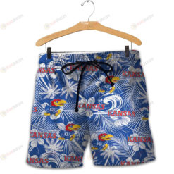 Kansas Jayhawks Men Shorts Tropical Seamless