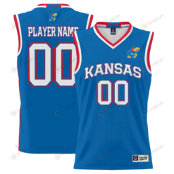 Kansas Jayhawks NIL Men Basketball Custom Jersey - Royal