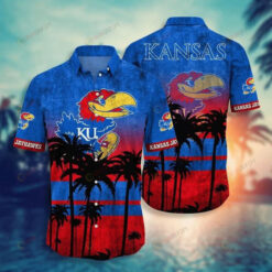Kansas Jayhawks Summer Aloha Hawaiian Shirt