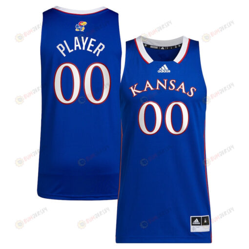 Kansas Jayhawks Unisex NIL Men Basketball Custom Jersey - Royal