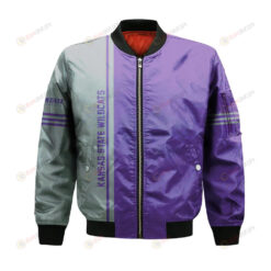 Kansas State Wildcats Bomber Jacket 3D Printed Half Style