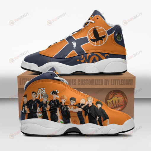 Karasuno High Shoes Haikyuu Anime Air Jordan 13 Shoes Sneakers