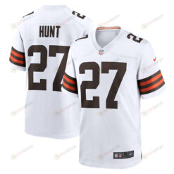 Kareem Hunt Cleveland Browns Game Player Jersey - White