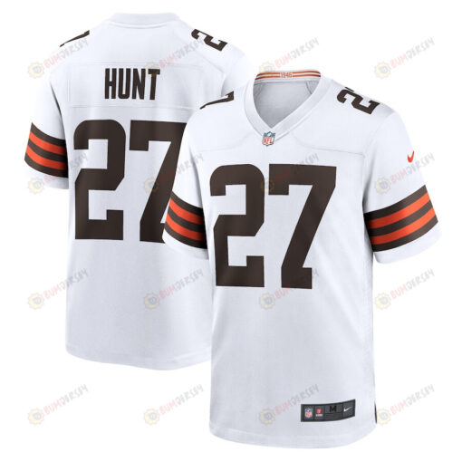 Kareem Hunt Cleveland Browns Game Player Jersey - White