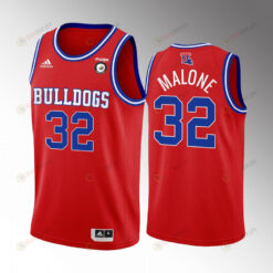 Karl Malone 32 Louisiana Tech Bulldogs Red Jersey College Basketball Retired Number