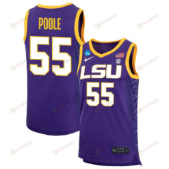 Kateri Poole 55 LSU Tigers 2023 NCAA Basketball Jersey - Purple